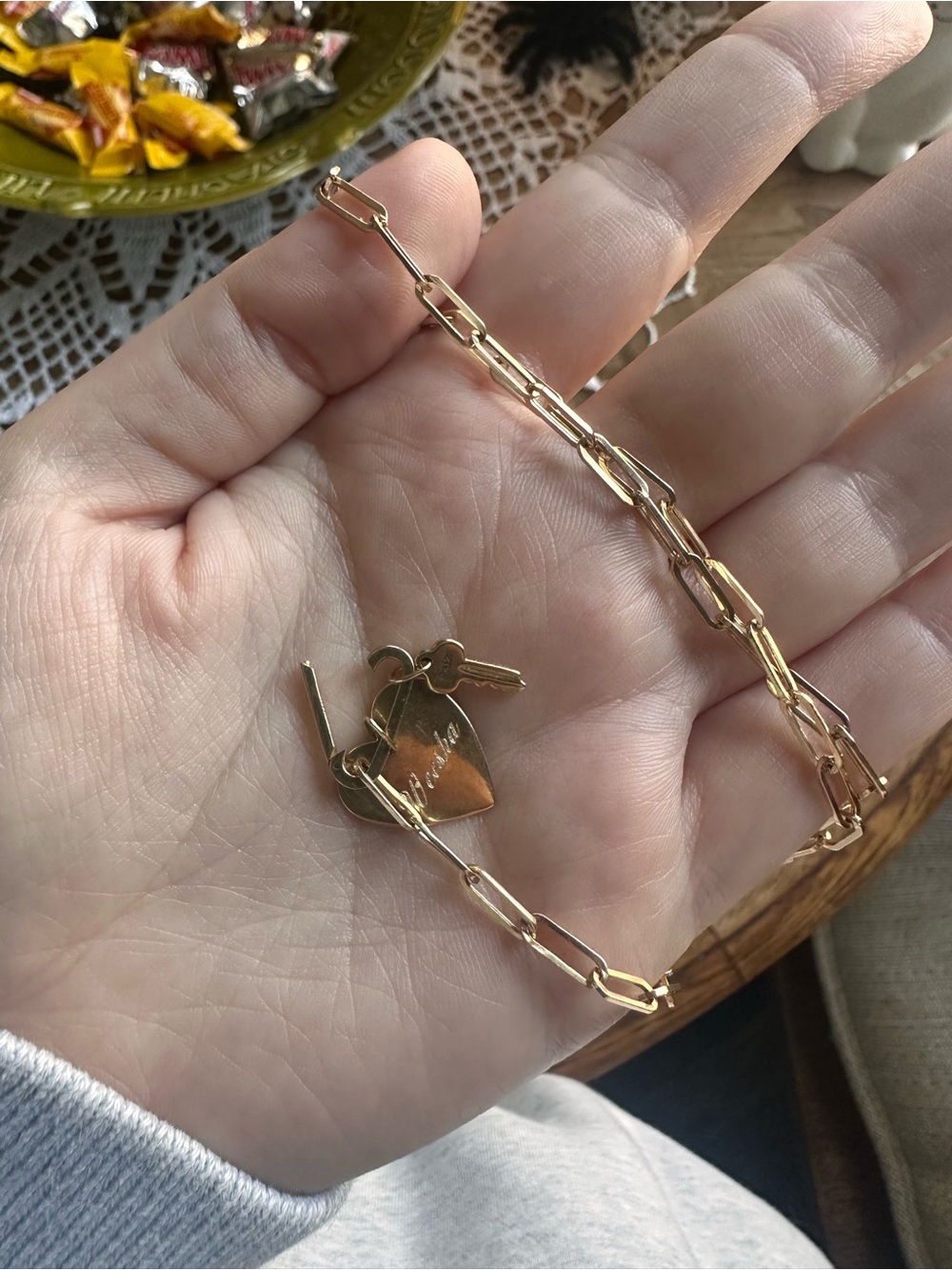 Catbird Memento Custom Gold Charm Holder Necklace Grand 1976 chain and Charm Con - Picture 11 of 13